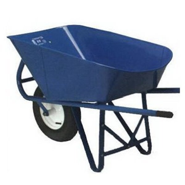 Wlmd-Dba Wellmade Products 6CUFT 18GA Wheelbarrow MILLER HD6 STEEL